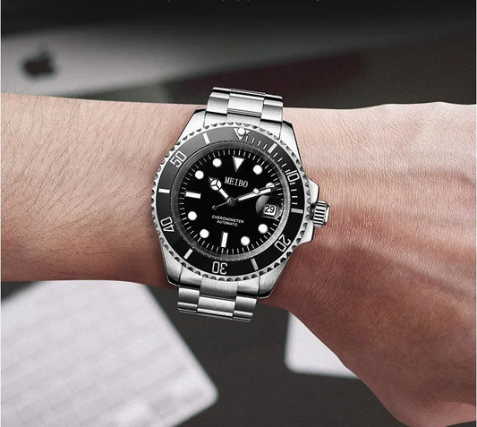 Men's Stainless Steel Quartz Wrist Watch Casual Business-1